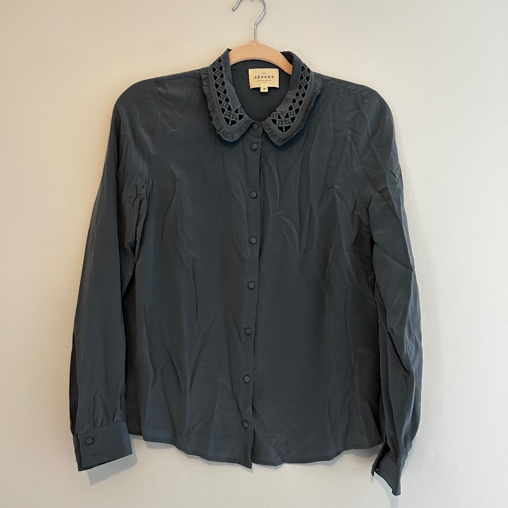 Sezane Silk Blouse
